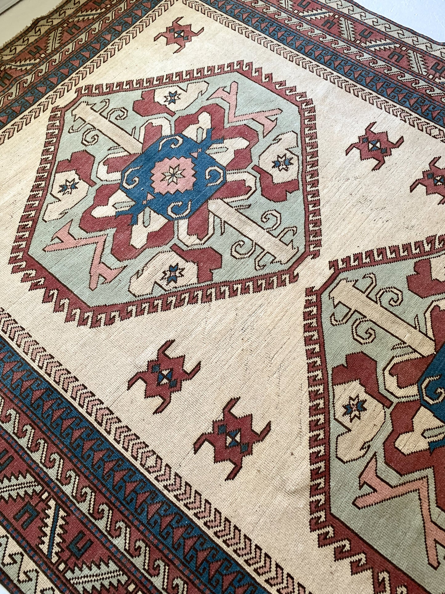 Reserved for Denise - A1055 - 6.6' x 8.8' Vintage Turkish Area Rug