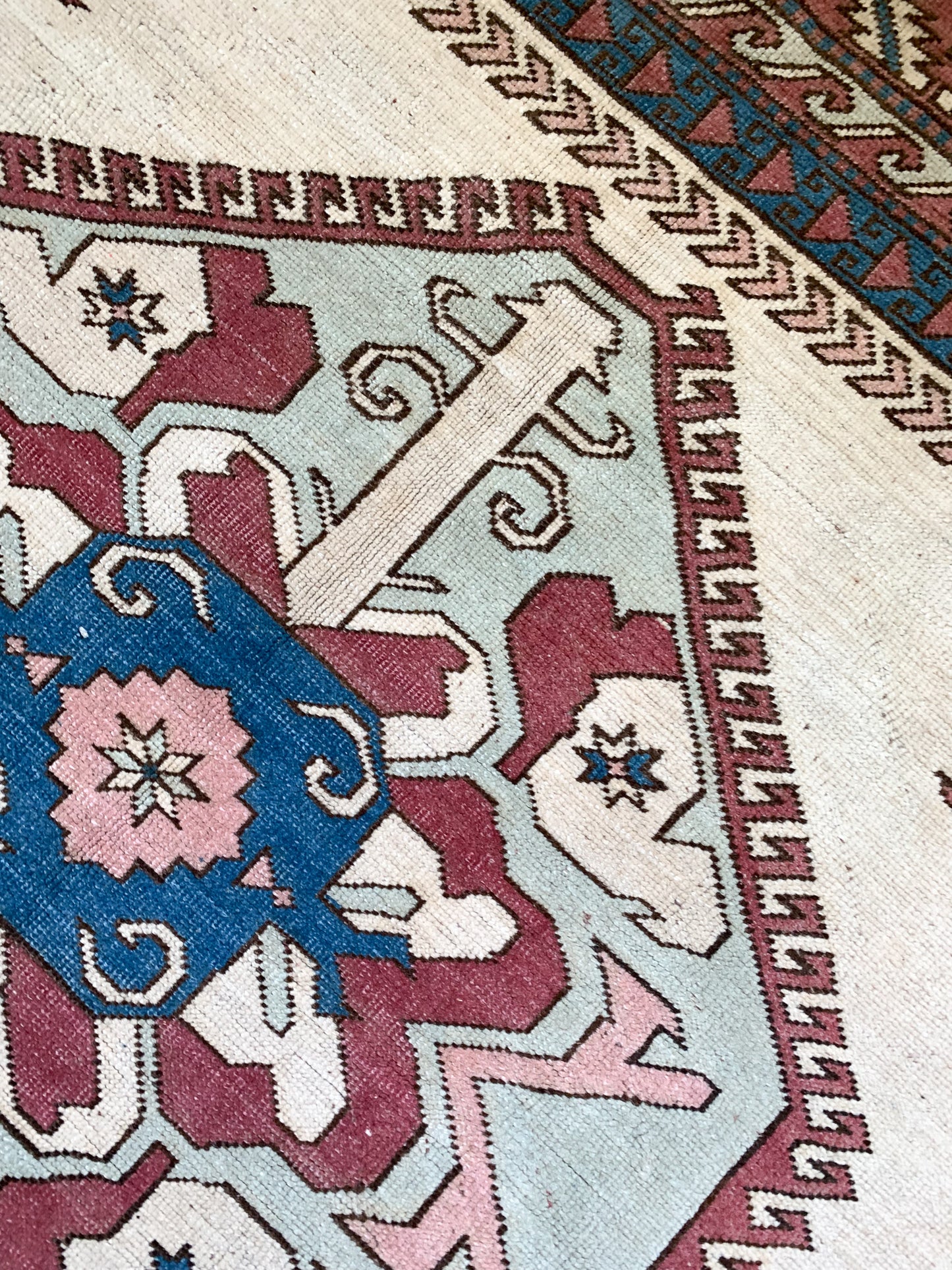 Reserved for Denise - A1055 - 6.6' x 8.8' Vintage Turkish Area Rug