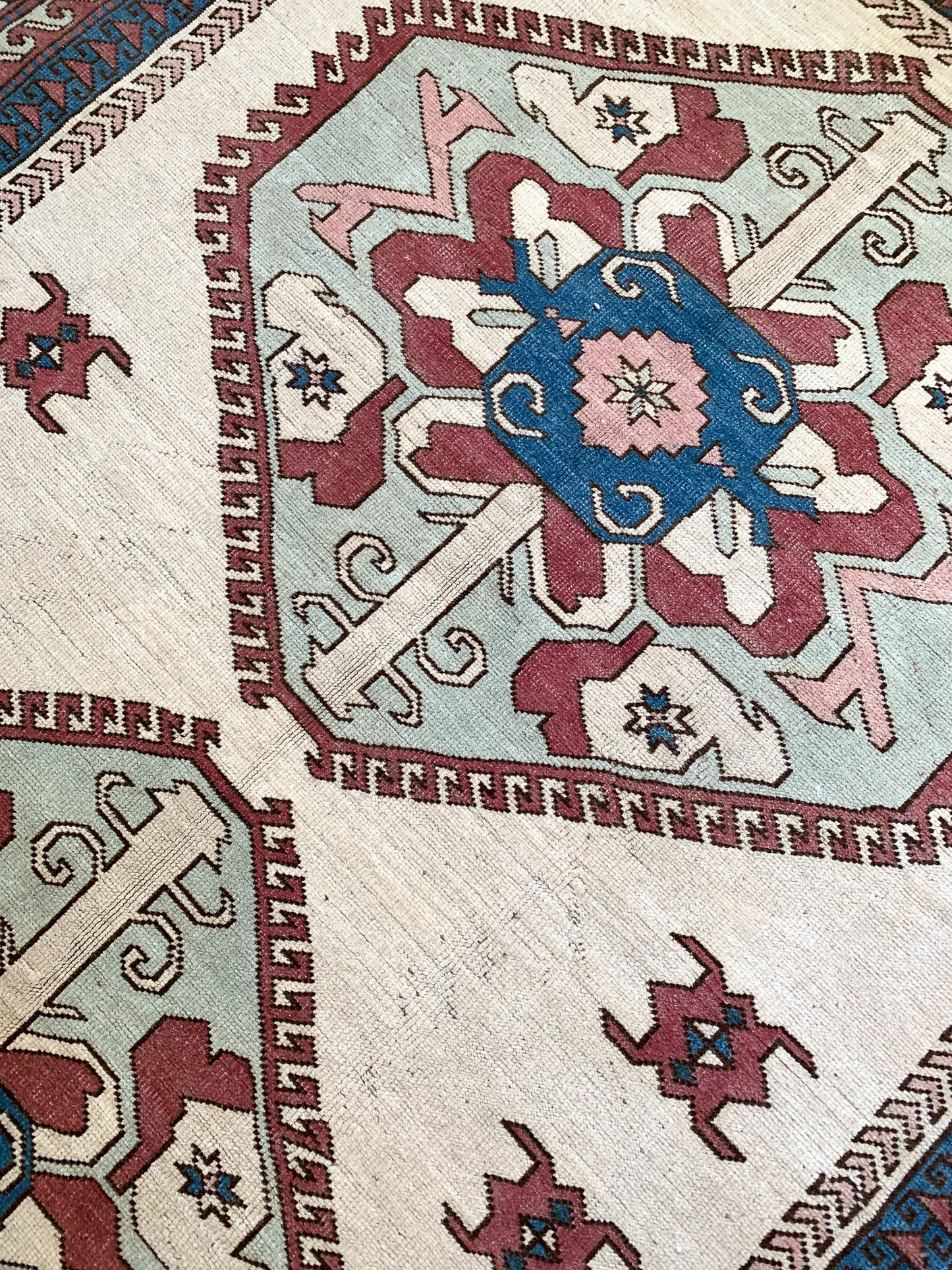 Reserved for Denise - A1055 - 6.6' x 8.8' Vintage Turkish Area Rug