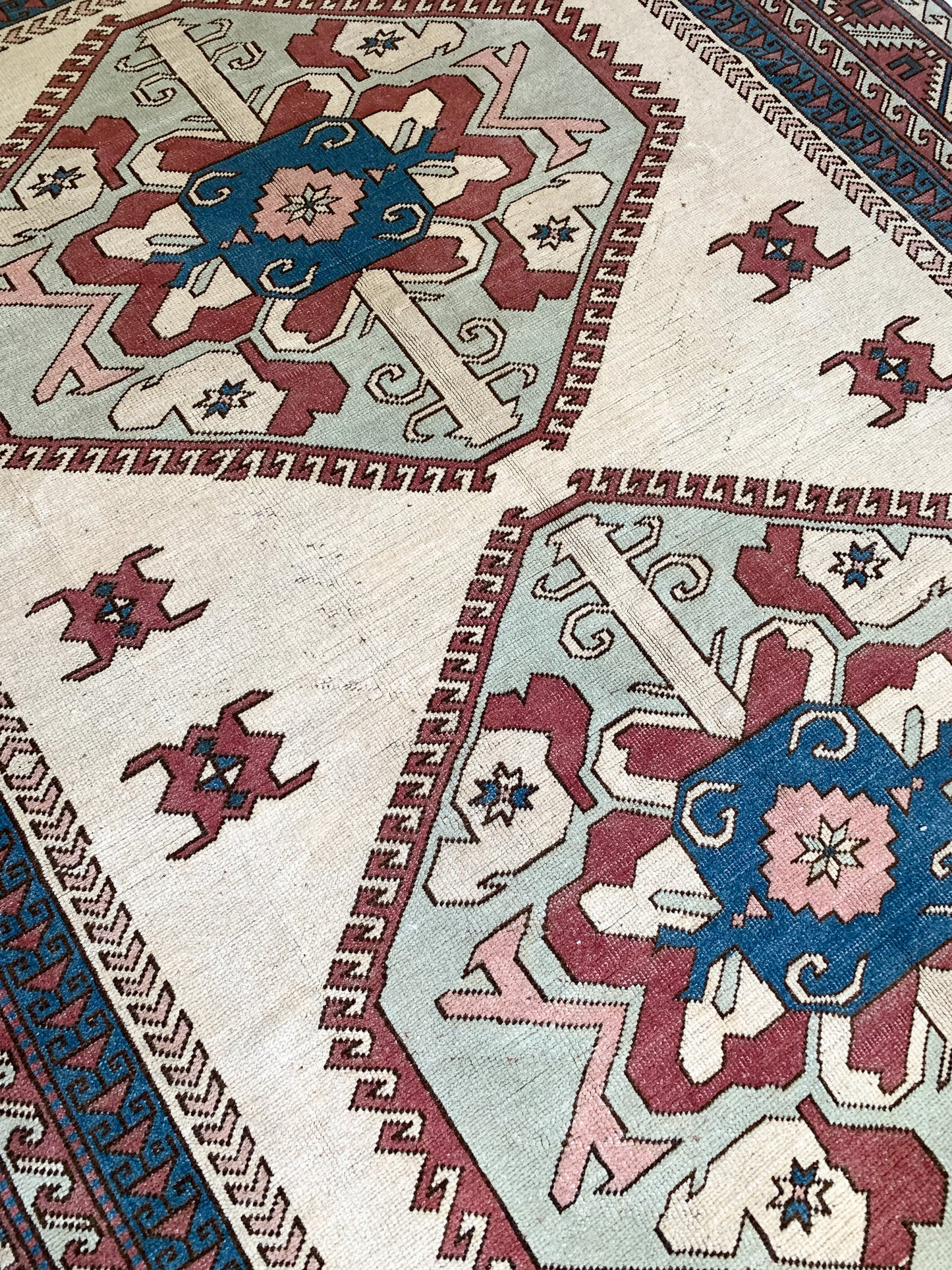 Reserved for Denise - A1055 - 6.6' x 8.8' Vintage Turkish Area Rug