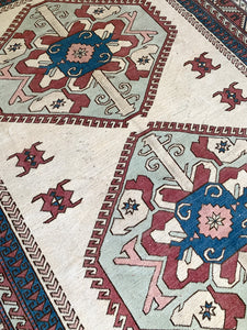 A1055 - 6.6' x 8.8' Vintage Turkish Area Rug