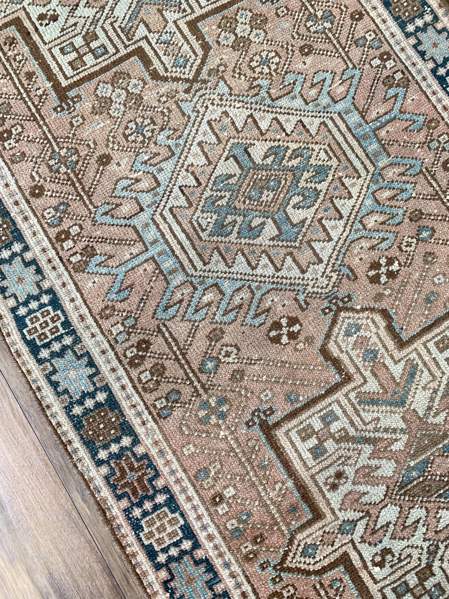 R1125 - 2.6' x 11.3' Vintage Persian Karaka Runner Rug