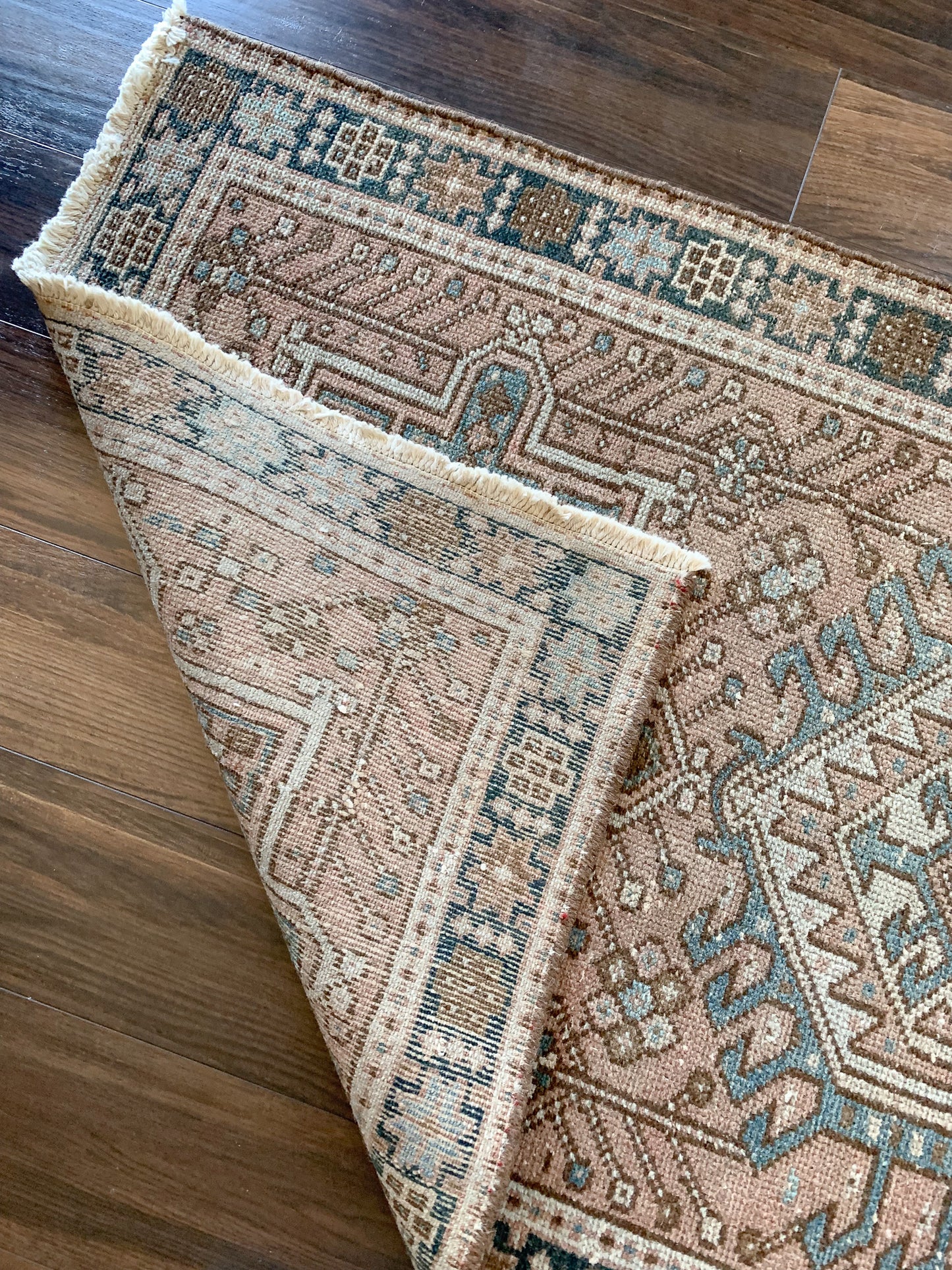 R1125 - 2.6' x 11.3' Vintage Persian Karaka Runner Rug