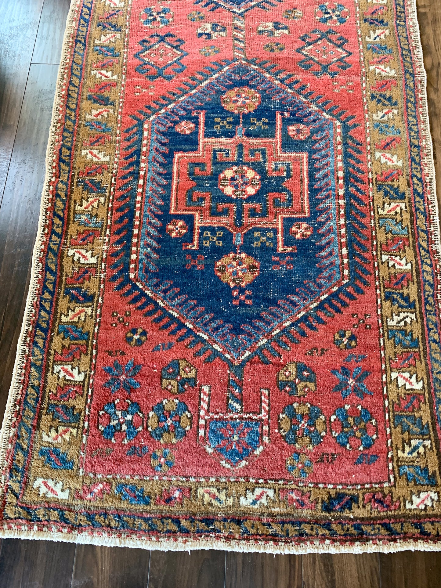 Reserved for Trisha - R1127 - 3.1' x 10.5' Antique Persian Runner Rug