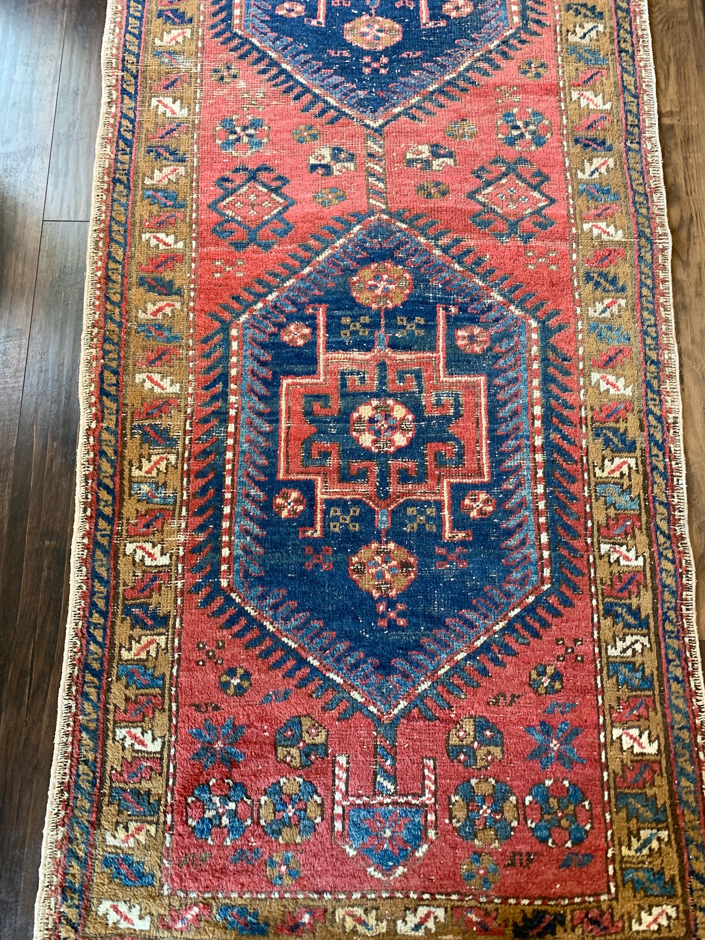 Reserved for Trisha - R1127 - 3.1' x 10.5' Antique Persian Runner Rug