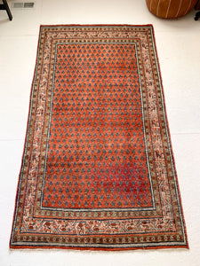 No. A1078 - 4.1' x 7.3' Vintage Persian Area Rug