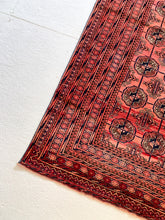 Load image into Gallery viewer, No. A1068 - 3.7&#39; x 7.0&#39; Vintage Afghan Balouch Elephant Foot Area Rug
