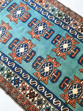Load image into Gallery viewer, No. A1066 - 4.4&#39; x 6.9&#39; Vintage Turkish Area Rug
