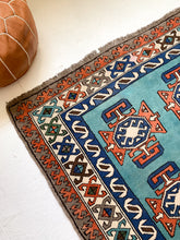 Load image into Gallery viewer, No. A1066 - 4.4&#39; x 6.9&#39; Vintage Turkish Area Rug
