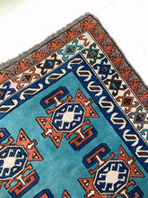 Load image into Gallery viewer, No. A1066 - 4.4&#39; x 6.9&#39; Vintage Turkish Area Rug
