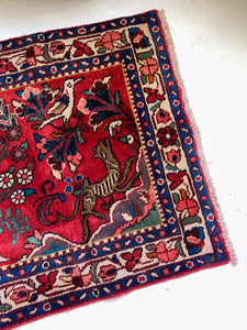 No. A1065 - 2.3' x 3.8' Vintage Persian Bakhtiari Pictorial Area Rug