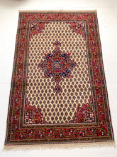 Load image into Gallery viewer, No. A1063 - 3.9&#39; x 6.3&#39; Vintage Persian Saraband Area Rug
