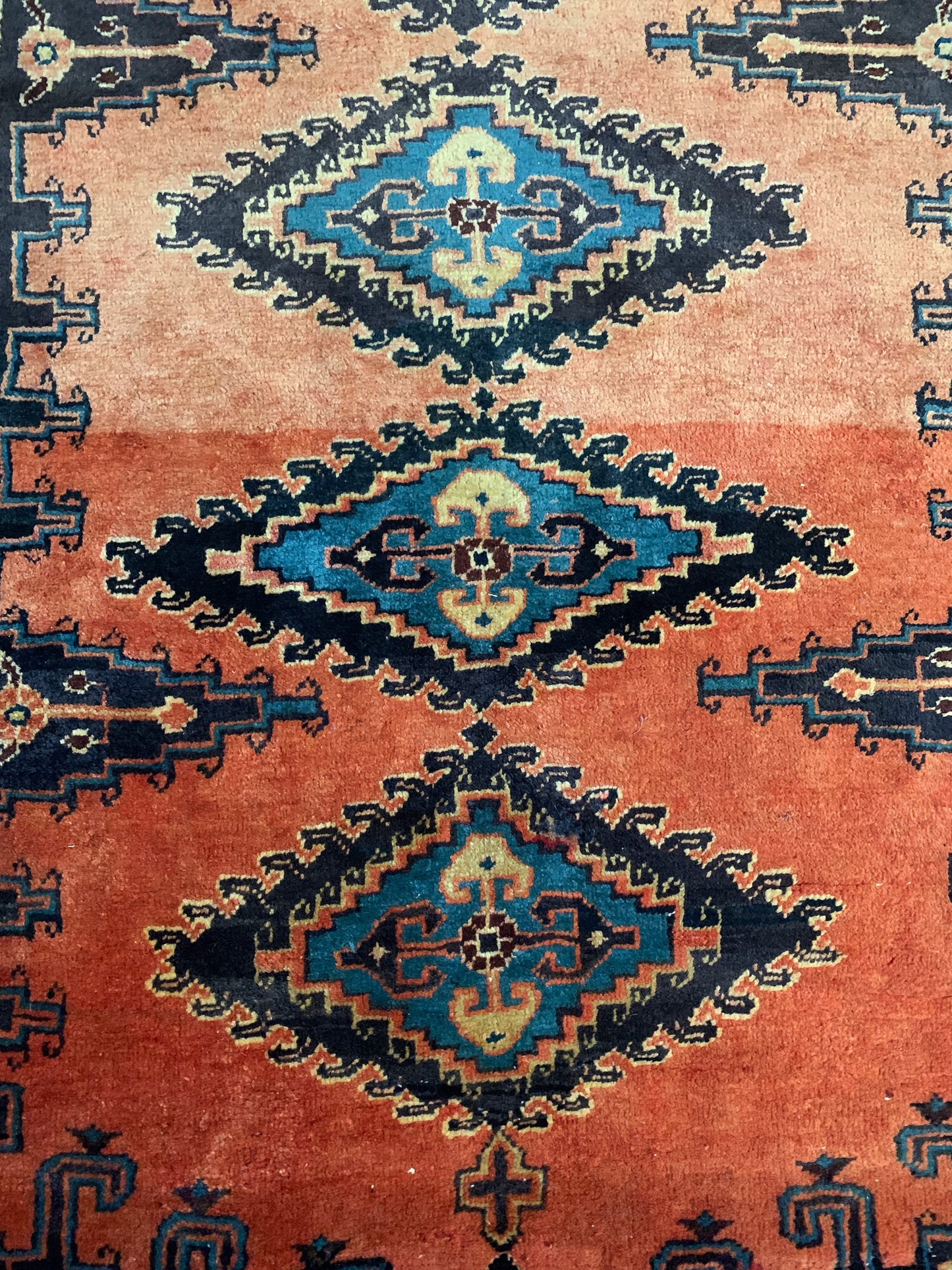 Vintage Persian Runner Rug No. R1177 - 3.3' x 9.7'