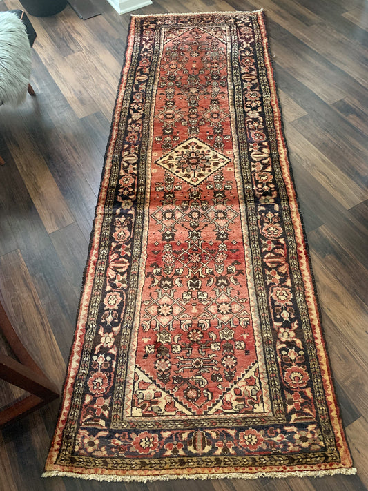 Vintage Persian Runner Rug No. R1178 - 3.3' x 9.2'