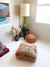 Load image into Gallery viewer, Moroccan Rug Floor Pouf #341
