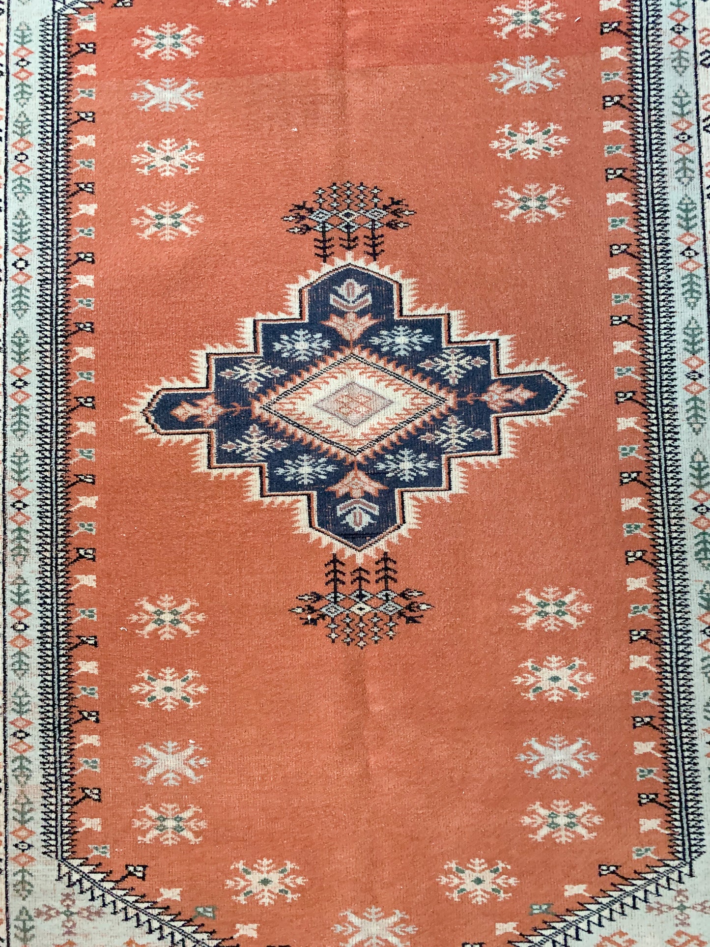 Reserved for Mary - Vintage Turkish Area Rug No. A1181 - 4.5' x 6.4'