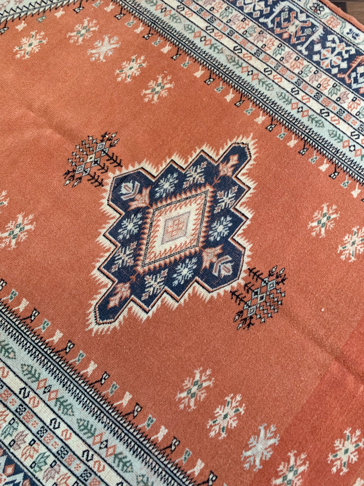 Reserved for Mary - Vintage Turkish Area Rug No. A1181 - 4.5' x 6.4'