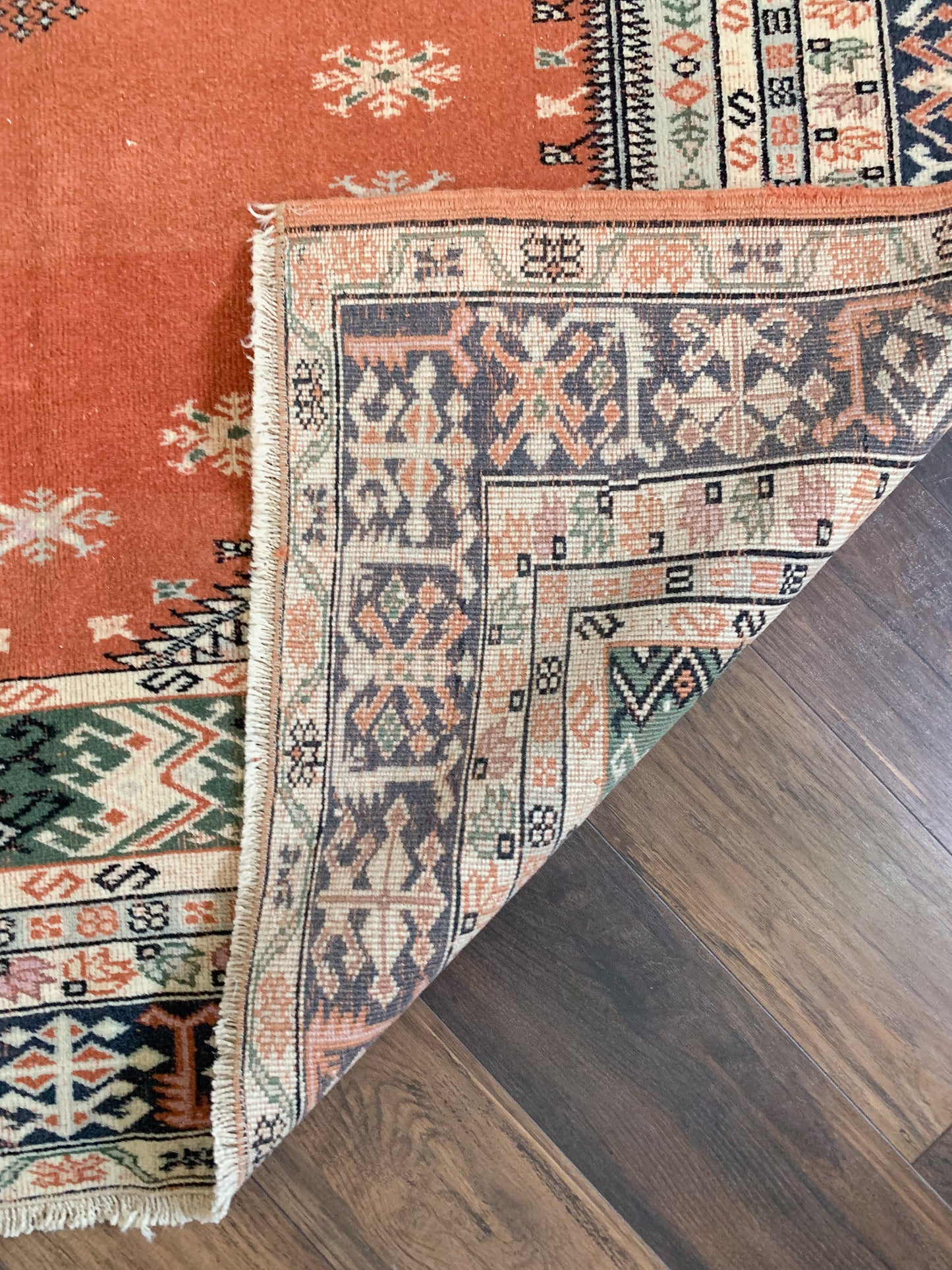 Reserved for Mary - Vintage Turkish Area Rug No. A1181 - 4.5' x 6.4'
