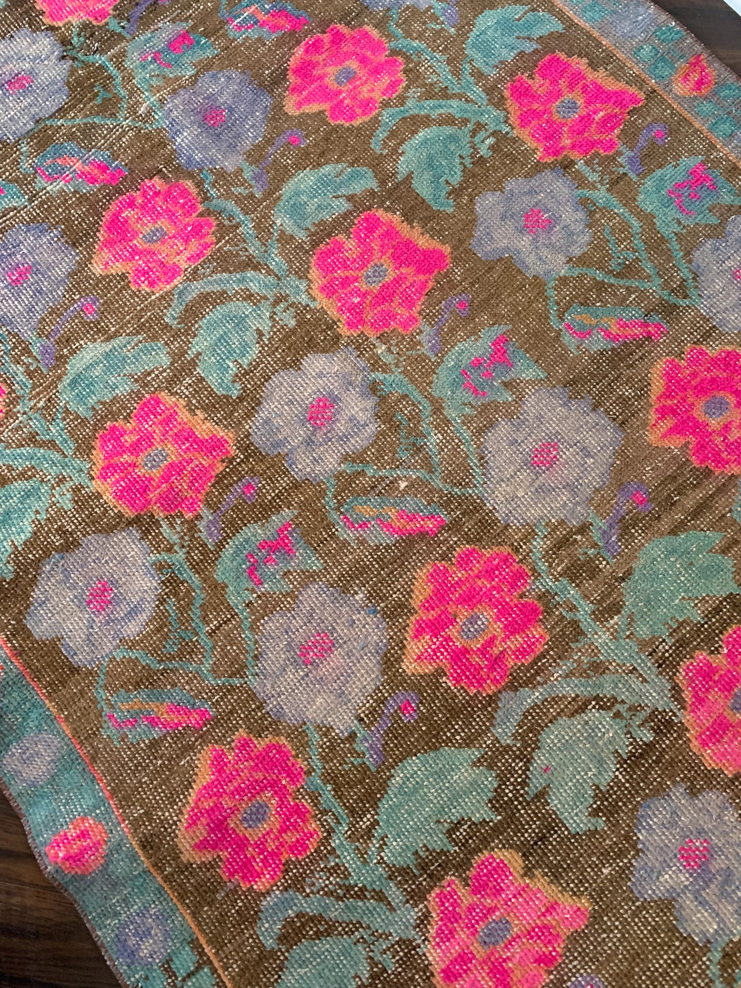 Vintage Turkish Runner Rug No. A1184 - 4.7' x 8.2'