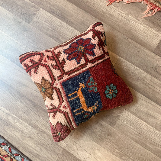 No. P327 - 16" X 16" Turkish Rug Pillow Cover