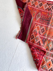 No. A1087 - 3.2' x 5.0' Vintage Moroccan Zemmour Kilim Area Rug