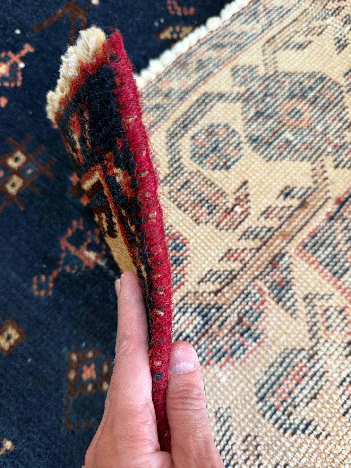 Vintage Persian Area Rug No. A1186 - 6.9' x 11'
