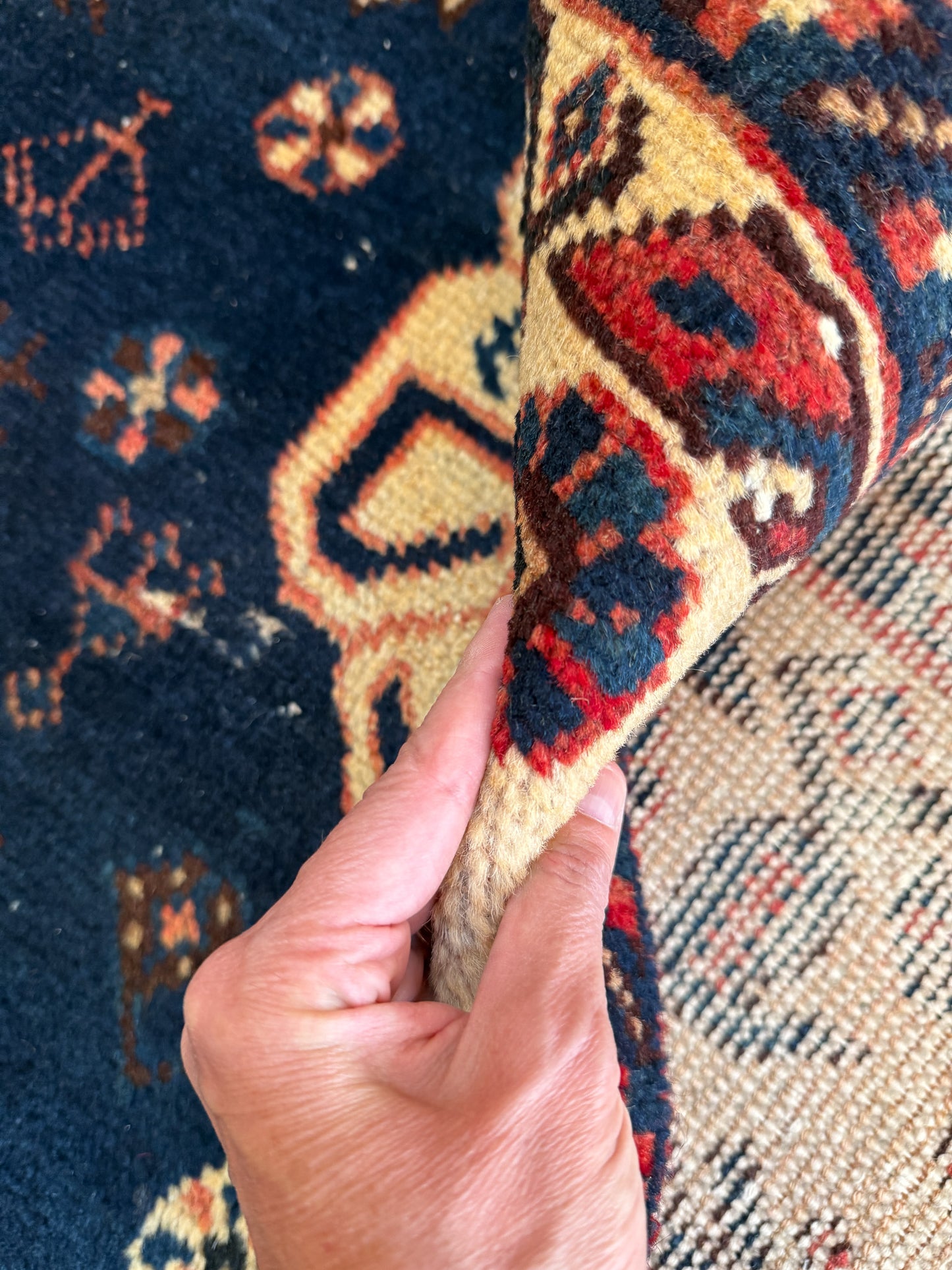 Vintage Persian Area Rug No. A1186 - 6.9' x 11'