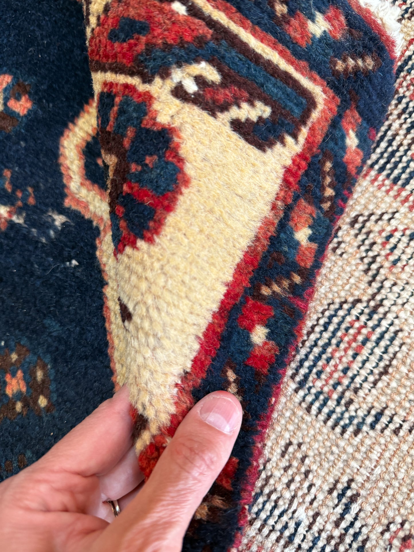 Vintage Persian Area Rug No. A1186 - 6.9' x 11'