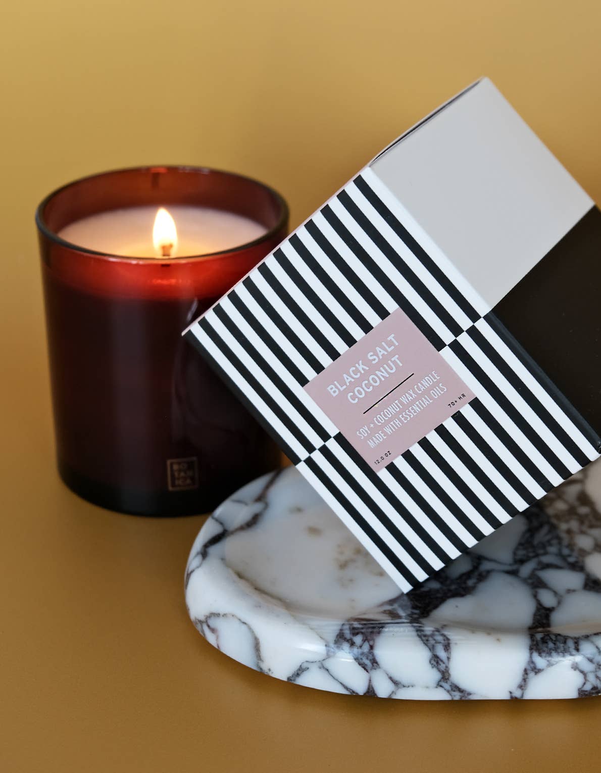 Essentials: Black Salt + Coconut Candle  | 12 oz.