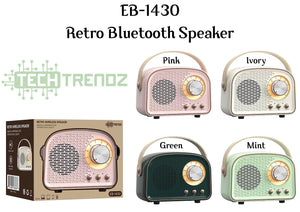 Retro Bluetooth Speaker: Mint