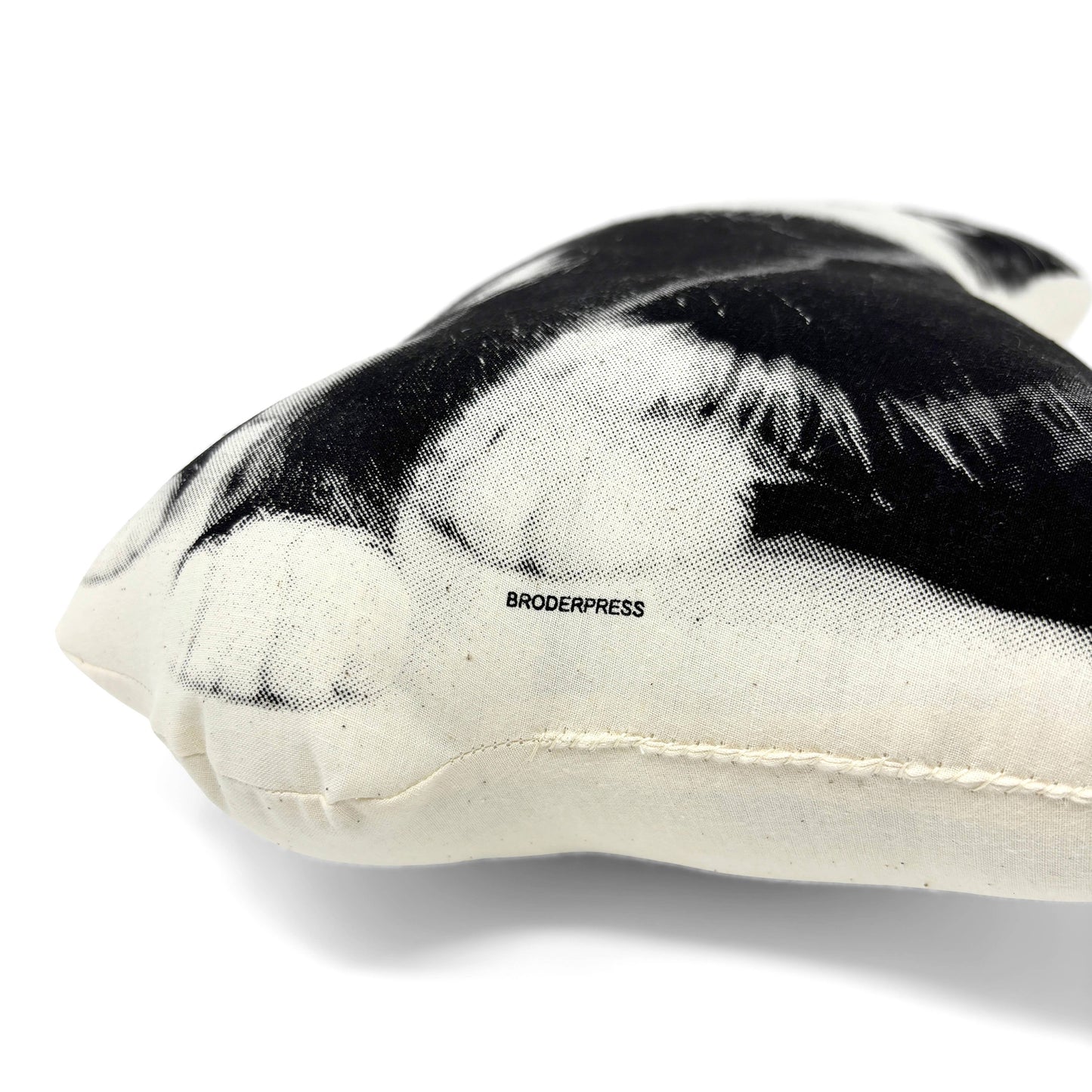 Black and White Kitten Pillow