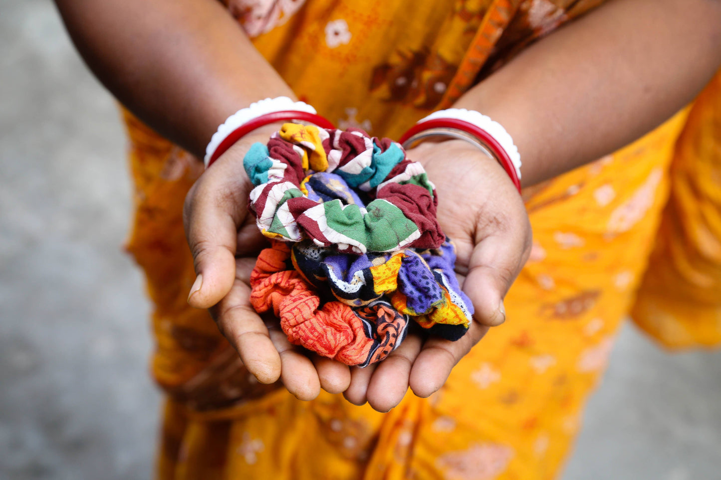 Saree Scrunchie Set