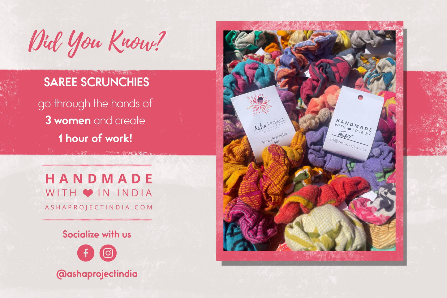 Saree Scrunchie Set
