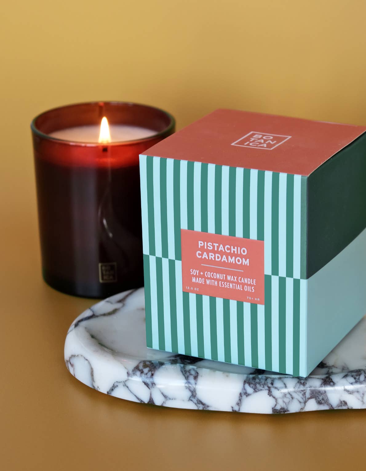 Essentials: Pistachio + Cardamom Candle  | 12 oz.