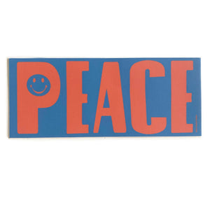 Sticker - Peace (Red & Blue)
