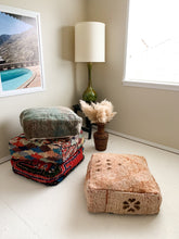 Load image into Gallery viewer, Elham - Moroccan Rug Floor Pouf
