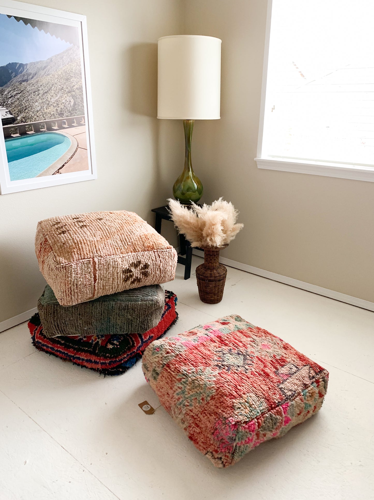 Zuhur - Moroccan Rug Floor Pouf