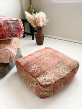 Load image into Gallery viewer, Shuruq - Moroccan Rug Floor Pouf
