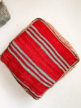 Load image into Gallery viewer, Shuruq - Moroccan Rug Floor Pouf
