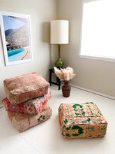 Load image into Gallery viewer, Bahjah - Moroccan Rug Floor Pouf
