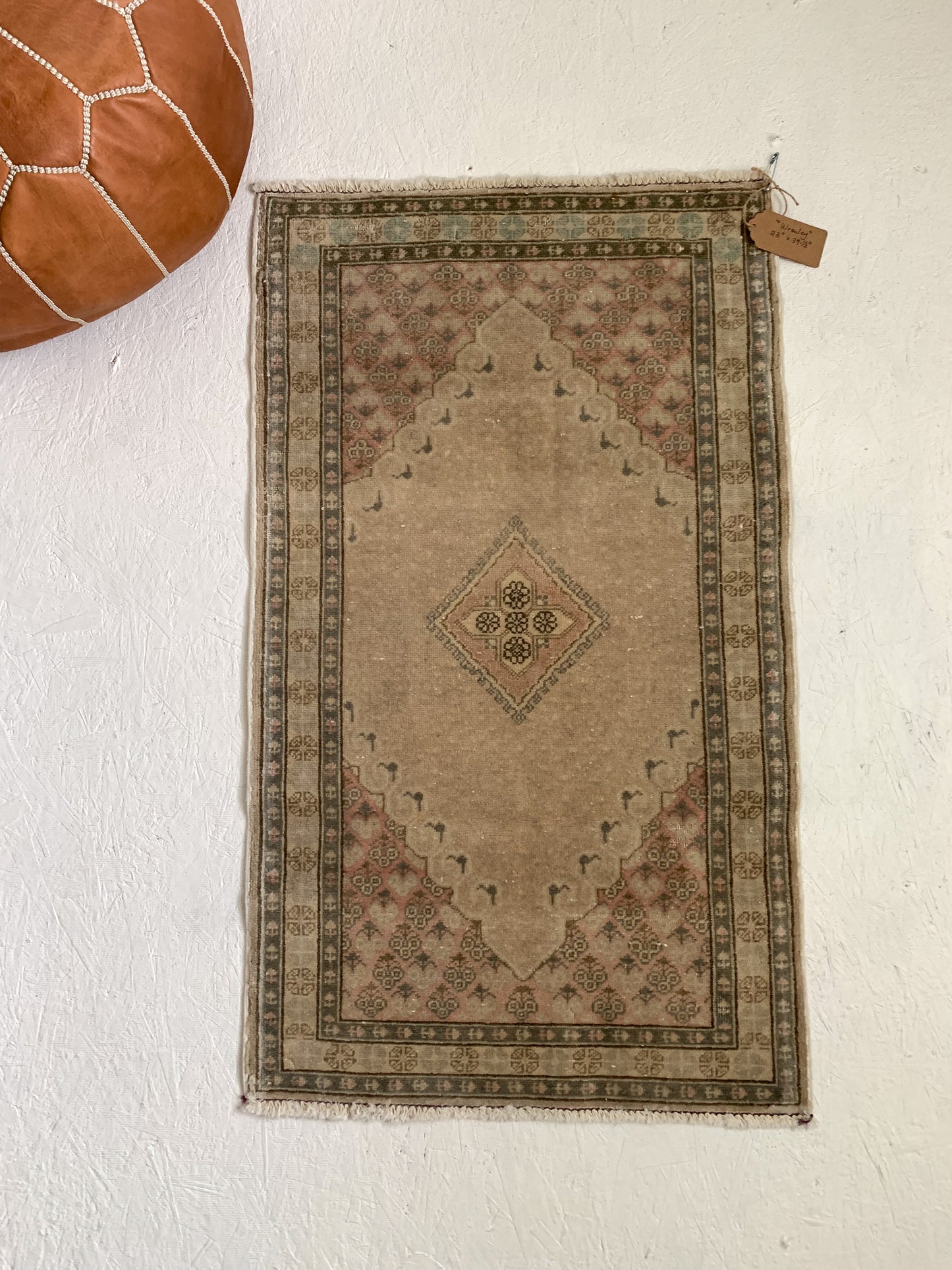 Wrenley - 1.9' x 3.3' Vintage Turkish Mini Rug