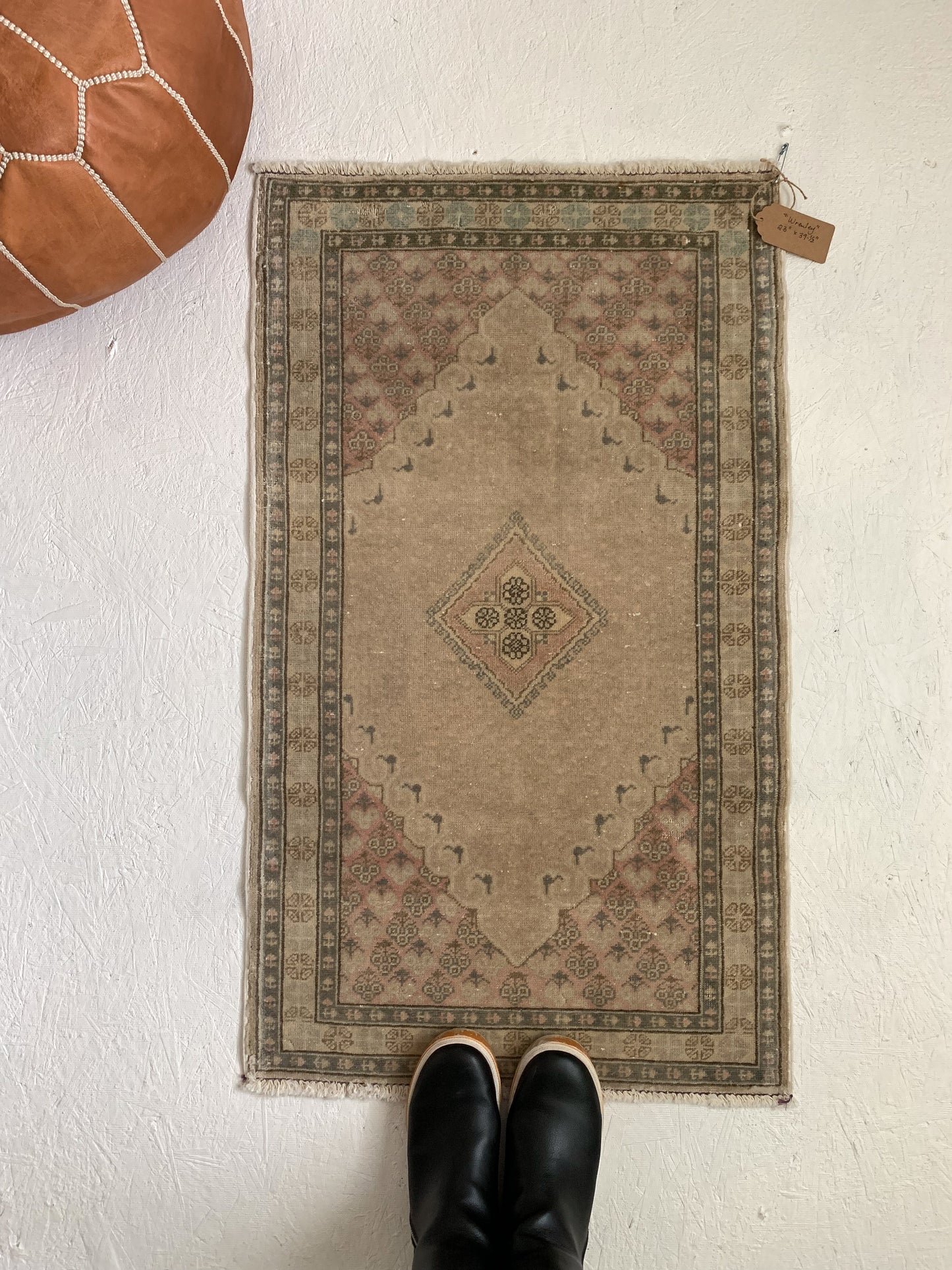 Wrenley - 1.9' x 3.3' Vintage Turkish Mini Rug