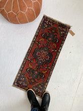 Load image into Gallery viewer, Emberlynn - 1.3&#39; x 3.3&#39; Vintage Turkish Mini Rug
