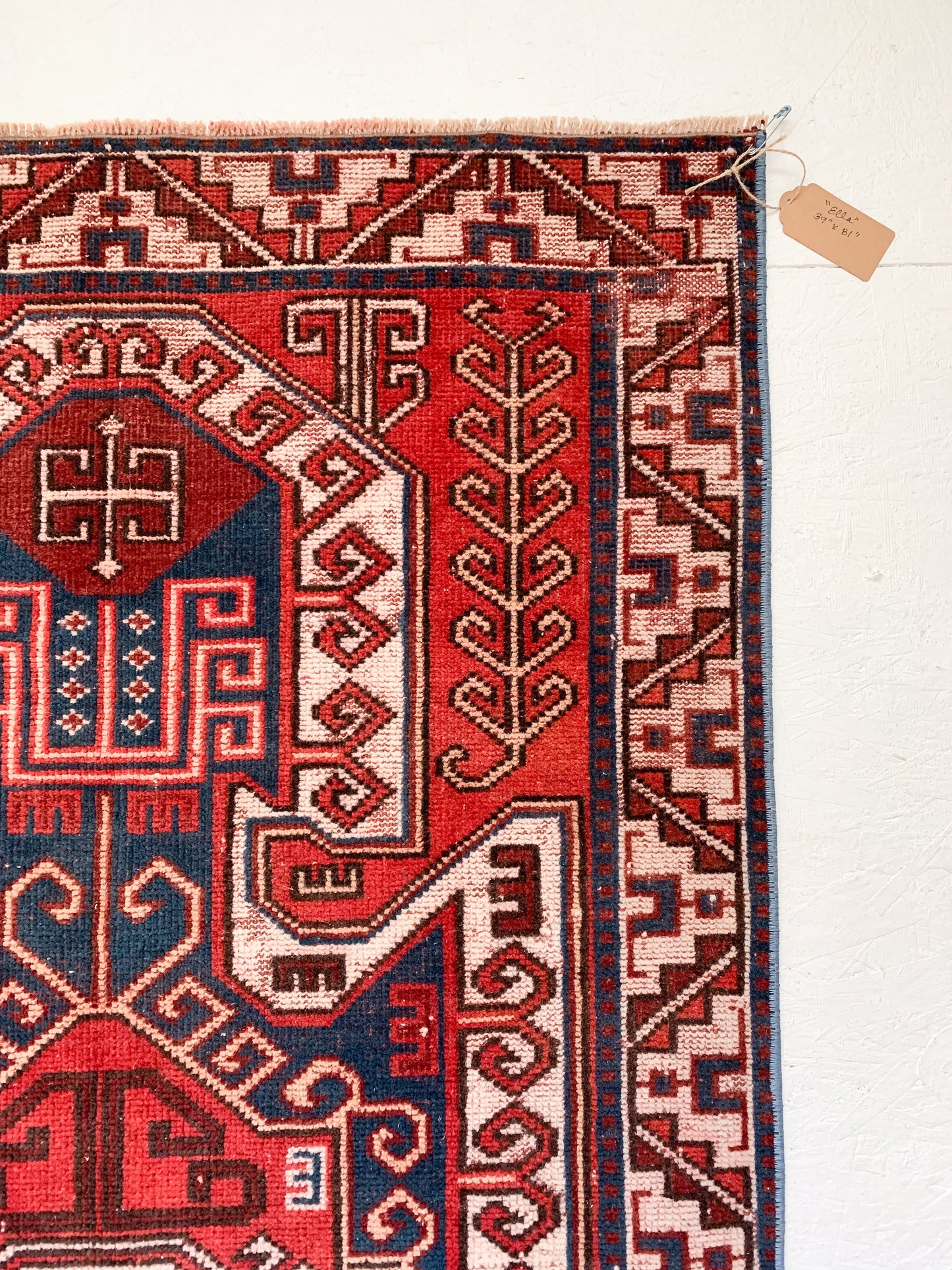 Ella - 3.3' x 6.8' Vintage Turkish Runner Rug