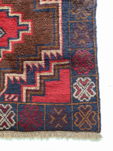 Load image into Gallery viewer, Betty - 2&#39;10-3/4&quot; x 4&#39;-5&quot; Vintage Afghan Tribal Rug
