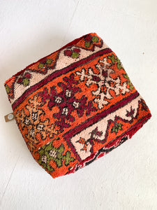 Moroccan Rug Floor Pouf #301