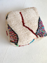 Load image into Gallery viewer, Moroccan Rug Floor Pouf #304
