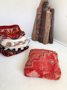 Reserved for Julia - Moroccan Rug Floor Pouf #305