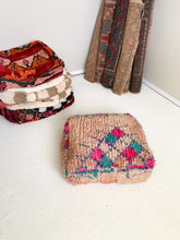 Load image into Gallery viewer, Moroccan Rug Floor Pouf #306
