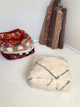 Load image into Gallery viewer, Moroccan Rug Floor Pouf #308
